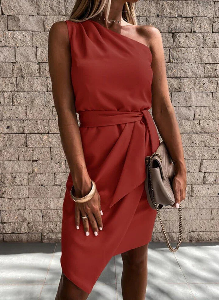 Fitted Party Dress with Stretch Comfort