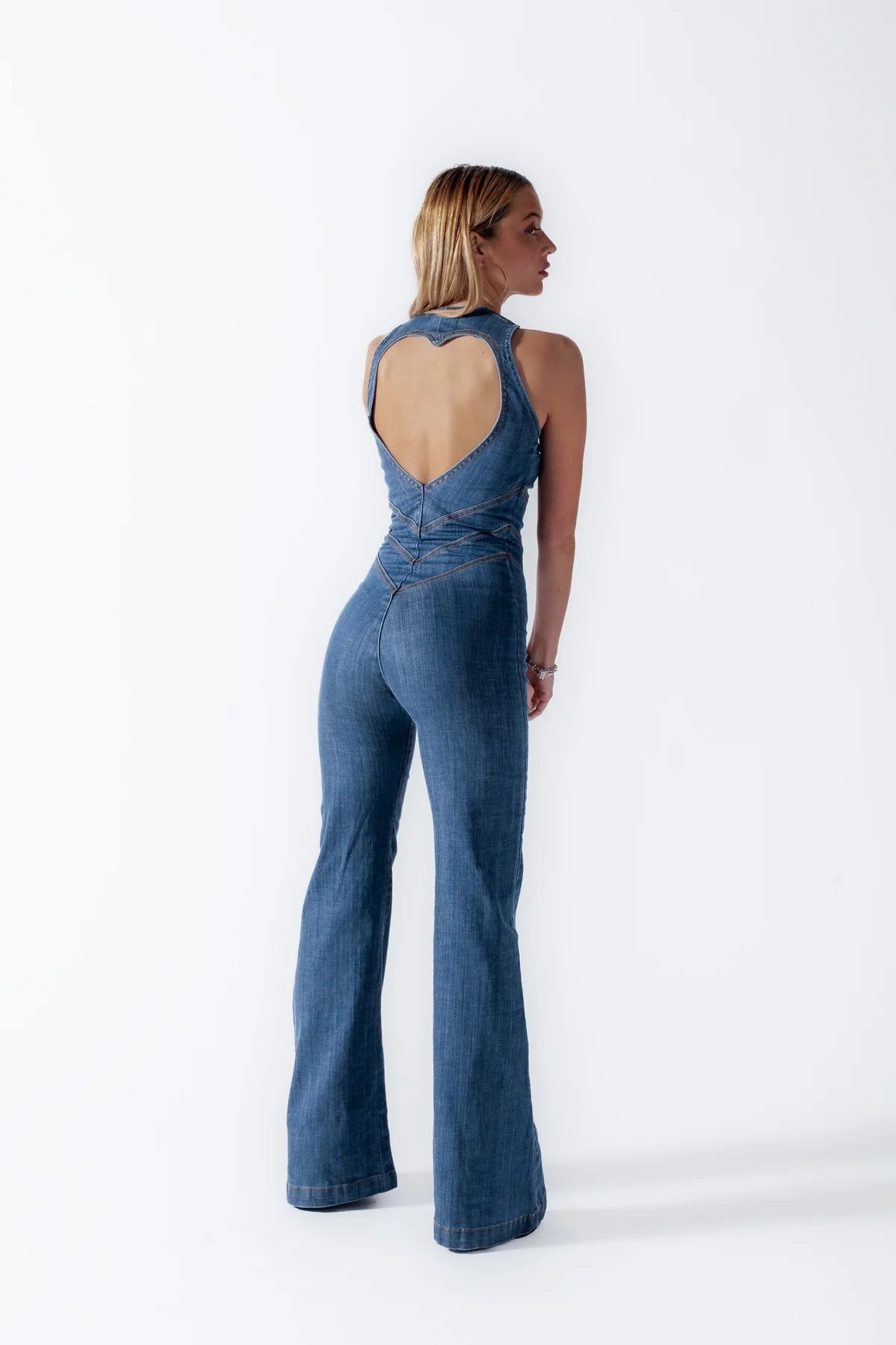 Fitted Sleeveless Jumpsuit