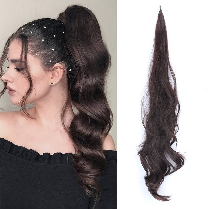 Flexible Ponytail Hair Extension for Voluminous Hair