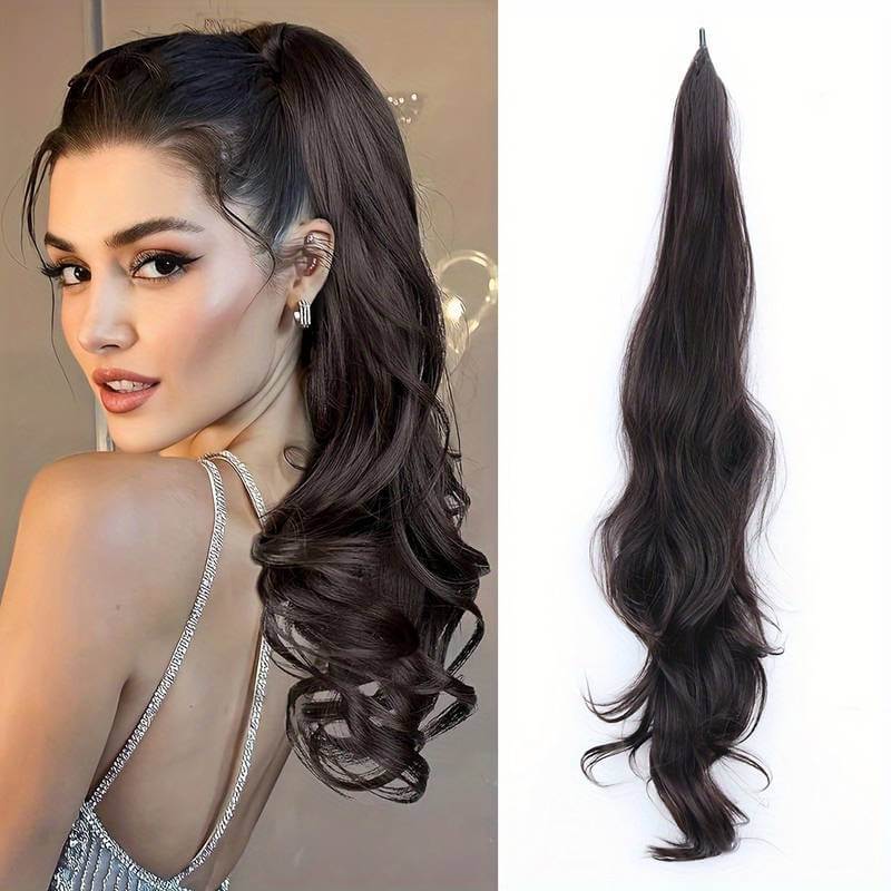 Flexible Ponytail Hair Extension for Voluminous Hair