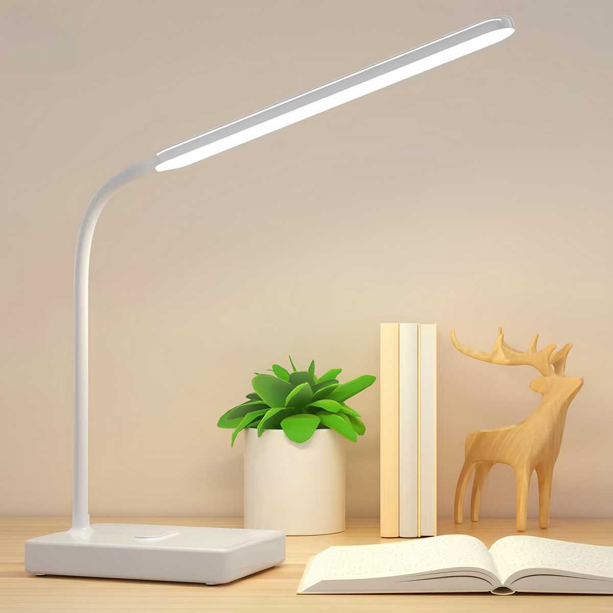 Flexible Rechargeable LED Desk Lamp - 3 Color Temperatures