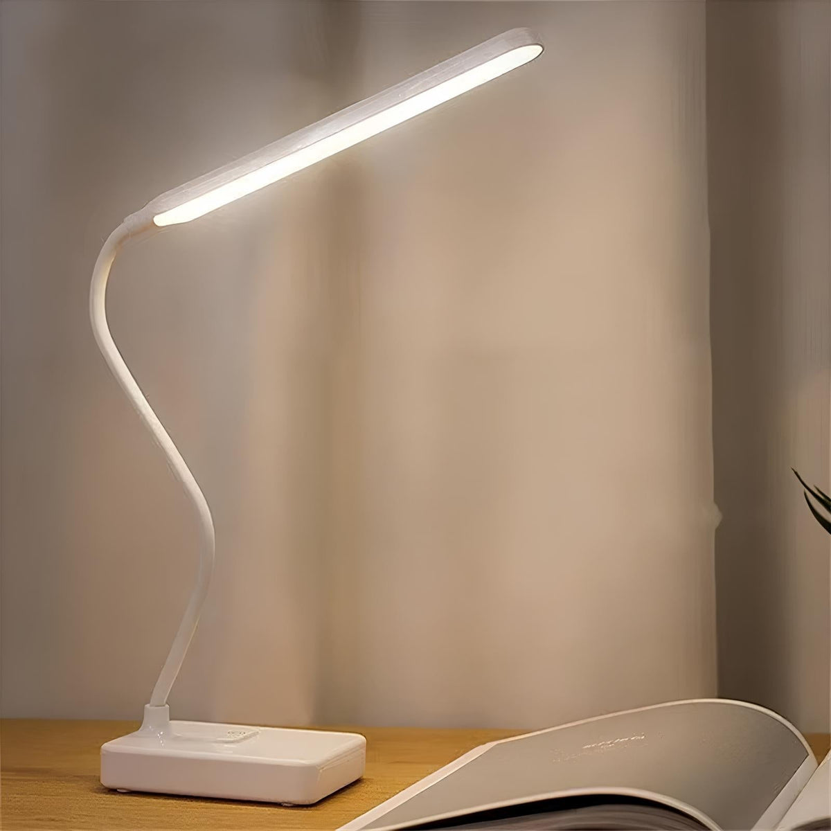Flexible Rechargeable LED Desk Lamp - 3 Color Temperatures