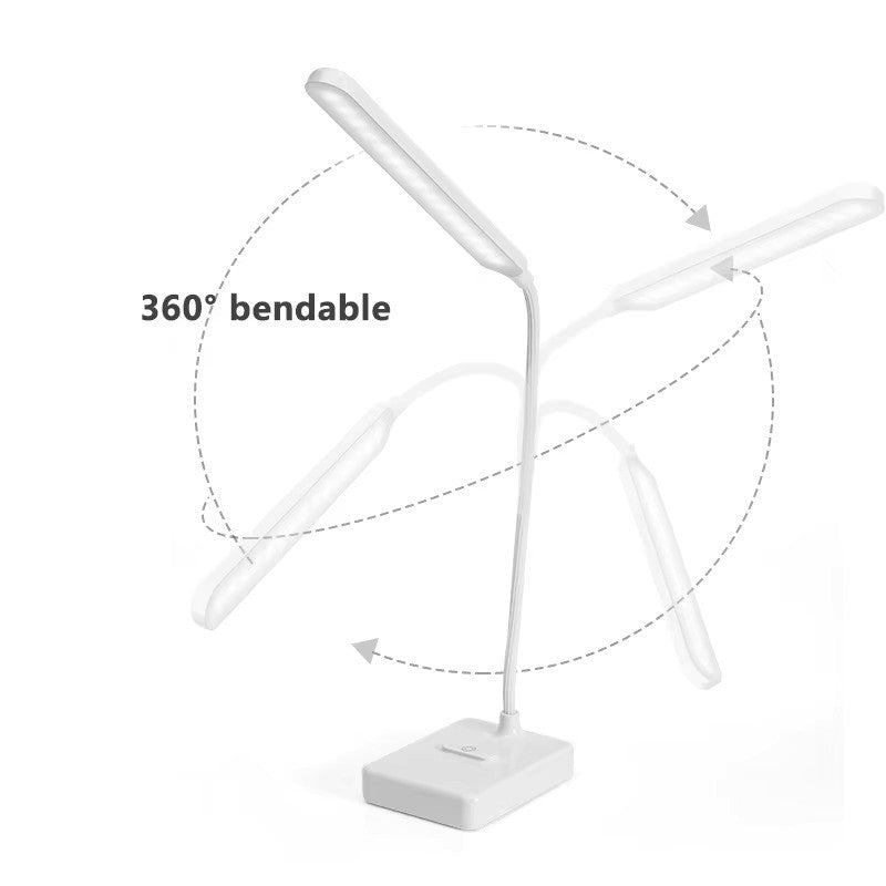 Flexible Rechargeable LED Desk Lamp - 3 Color Temperatures