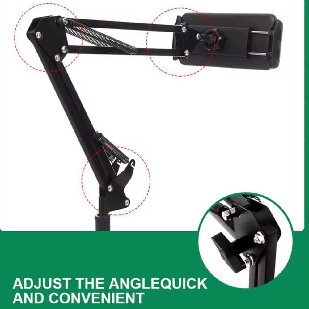Floor Stand for Tablet and Smartphone - Adjustable and Stable