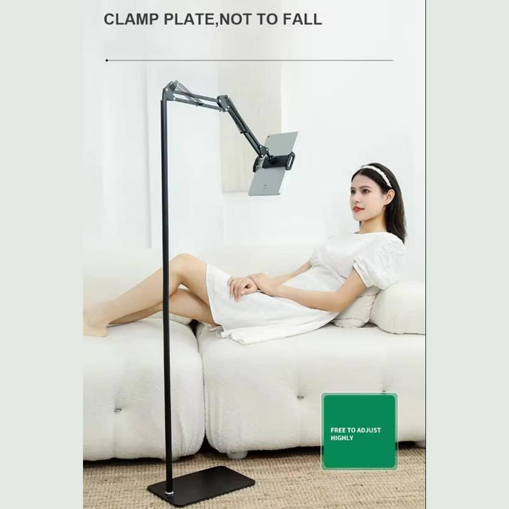 Floor Stand for Tablet and Smartphone - Adjustable and Stable