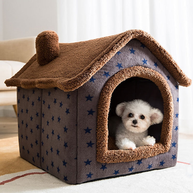 Fluffy Pet House | A Cozy & Warm Sleeping Spot for Your Pet