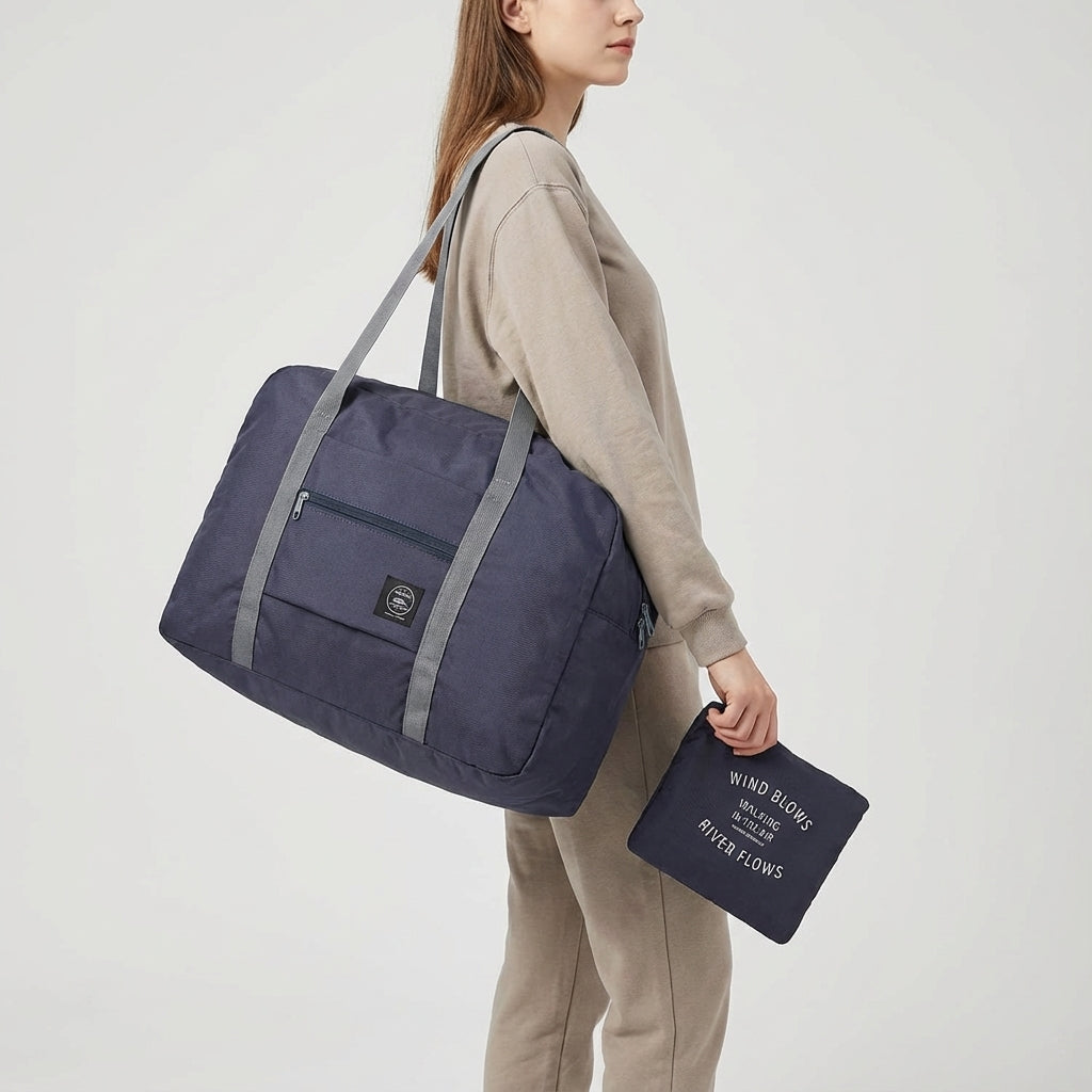 Foldable Water-Resistant Lightweight Weekend Travel Bag