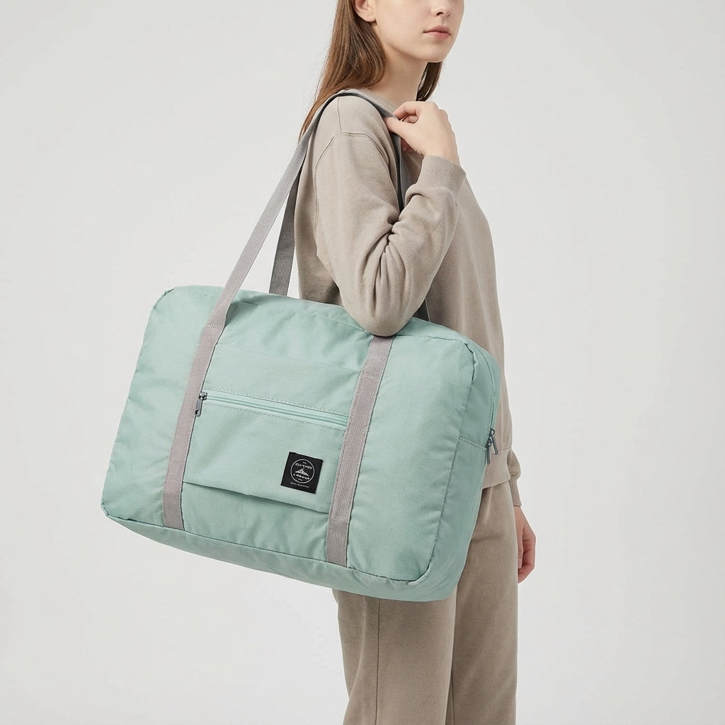 Foldable Water-Resistant Lightweight Weekend Travel Bag