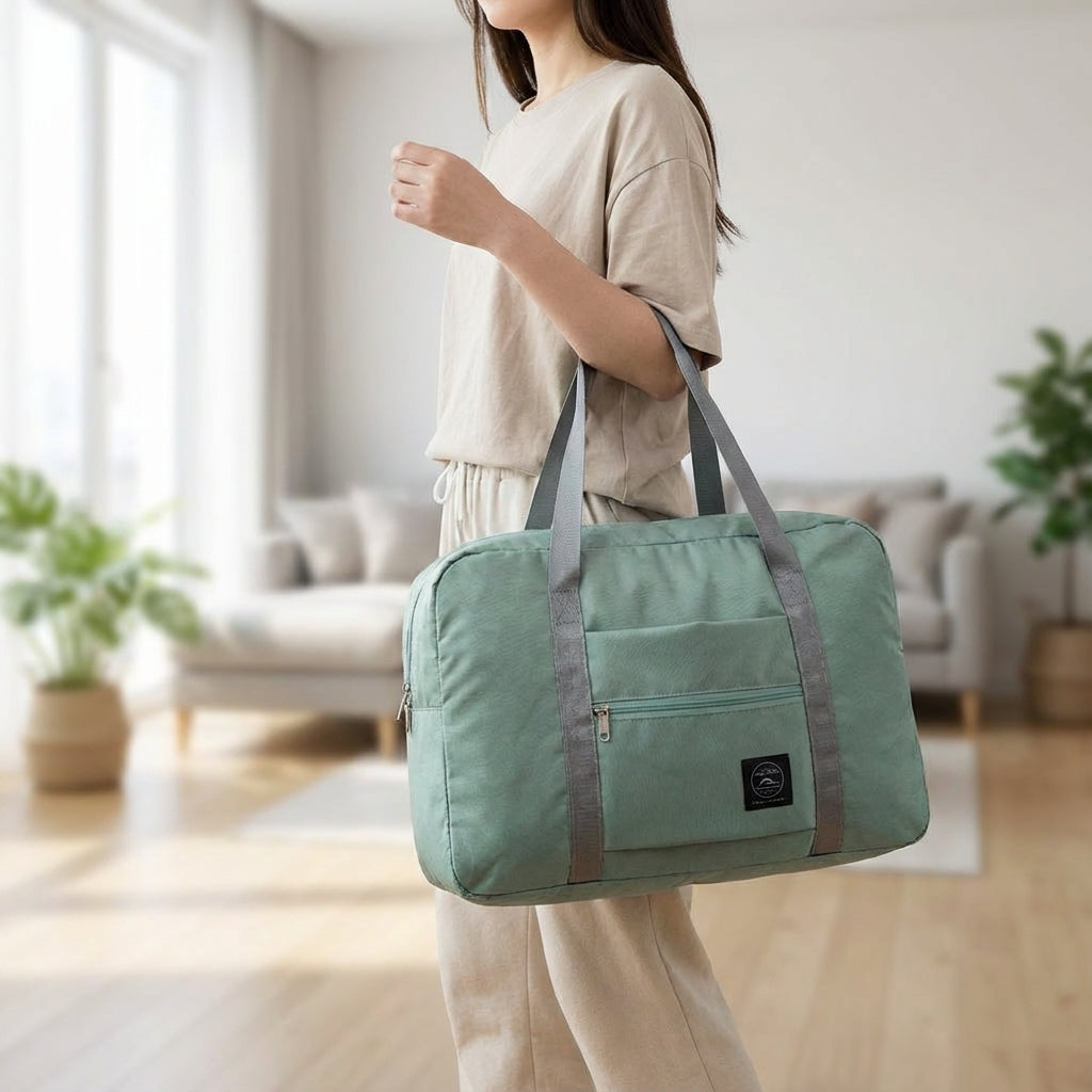 Foldable Water-Resistant Lightweight Weekend Travel Bag