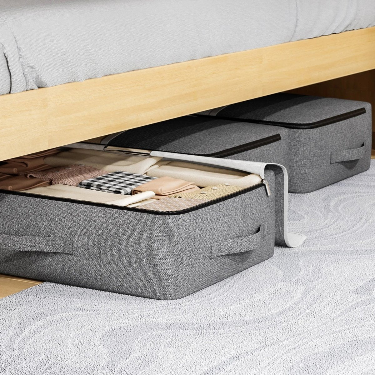 Foldable Zippered Storage Bag