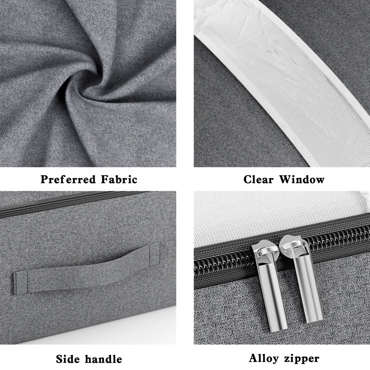 Foldable Zippered Storage Bag