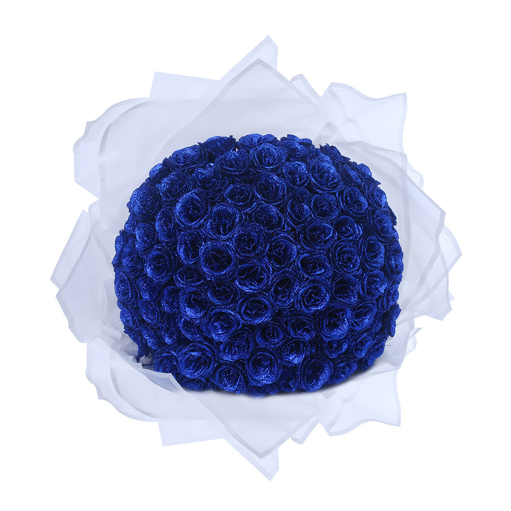 Forever-Blooming Glitter Rose Bouquet