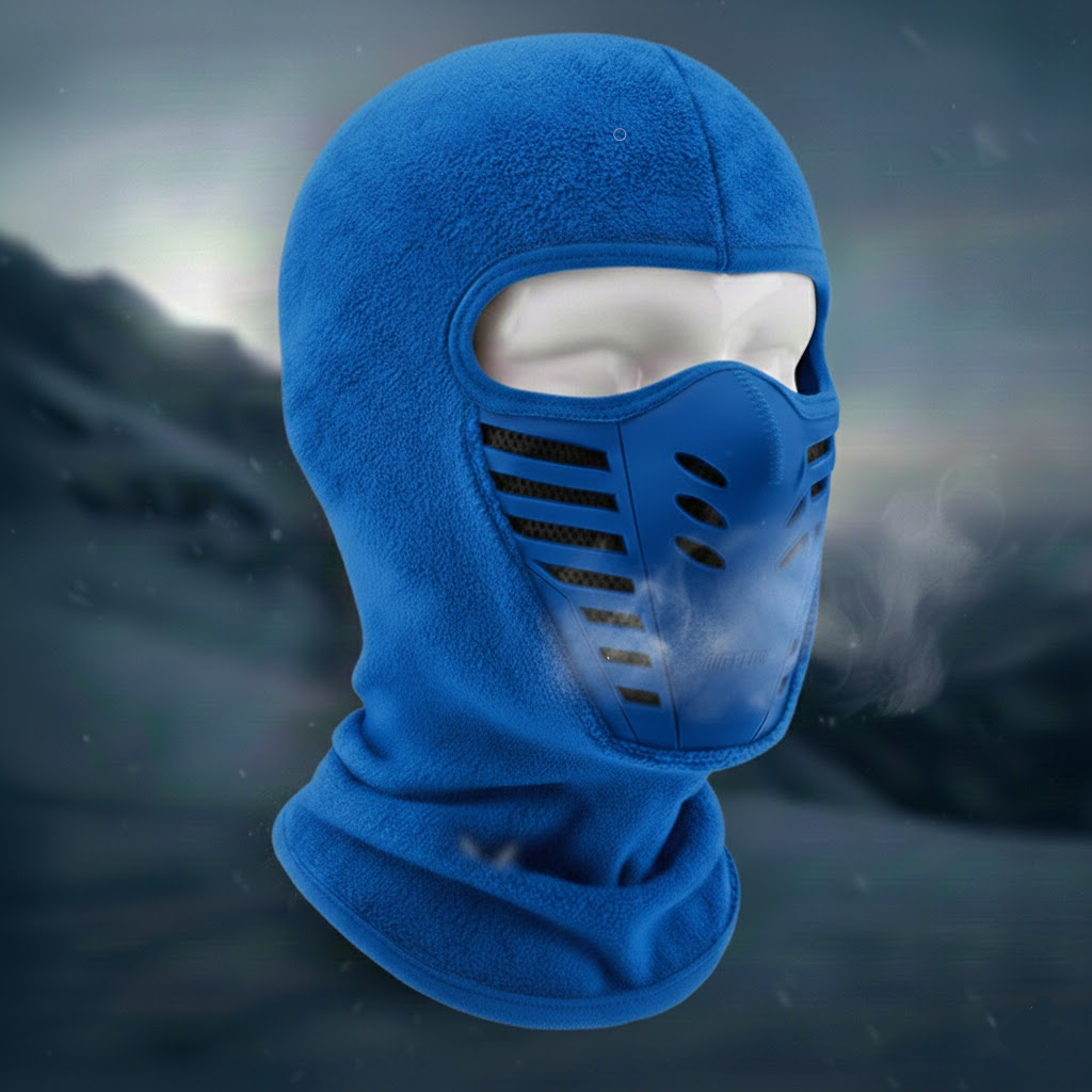 Full-Coverage Windproof Thermal Winter Face Mask for Outdoor Sports