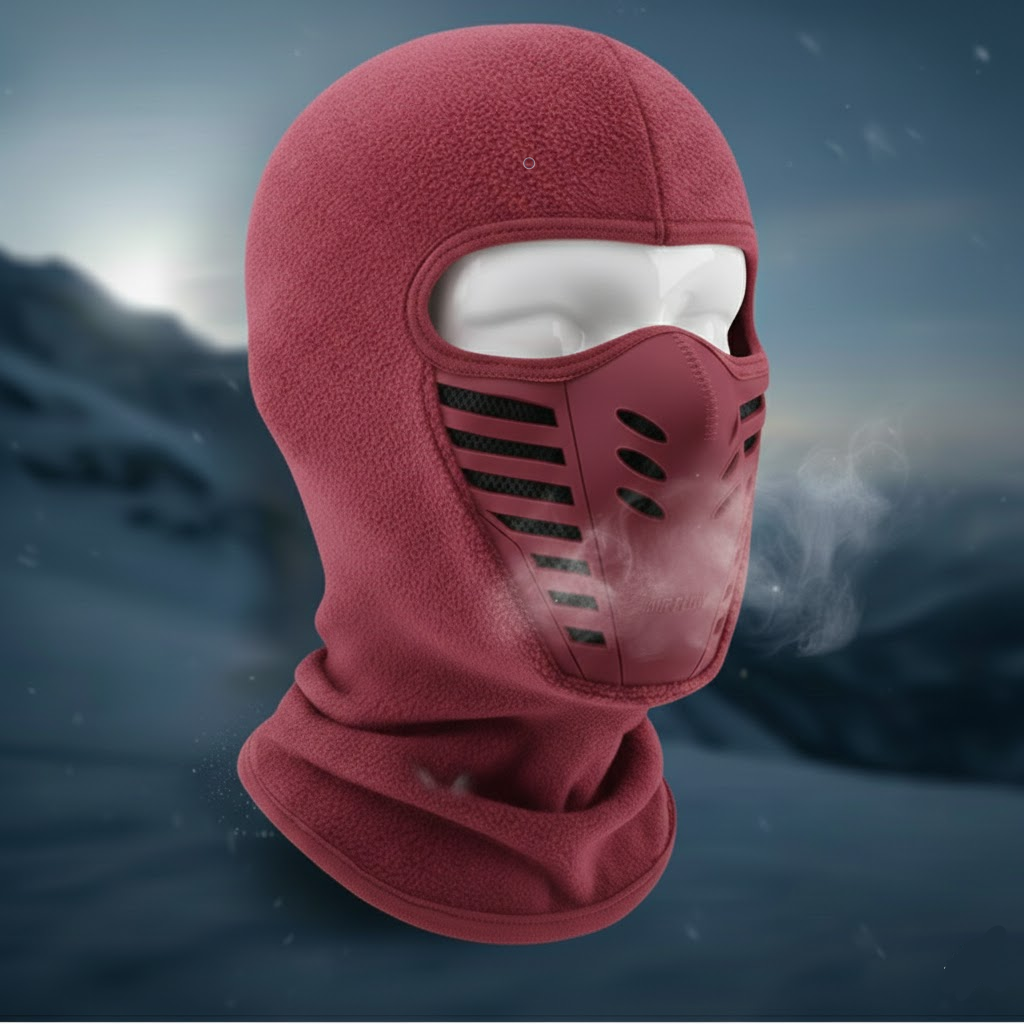 Full-Coverage Windproof Thermal Winter Face Mask for Outdoor Sports