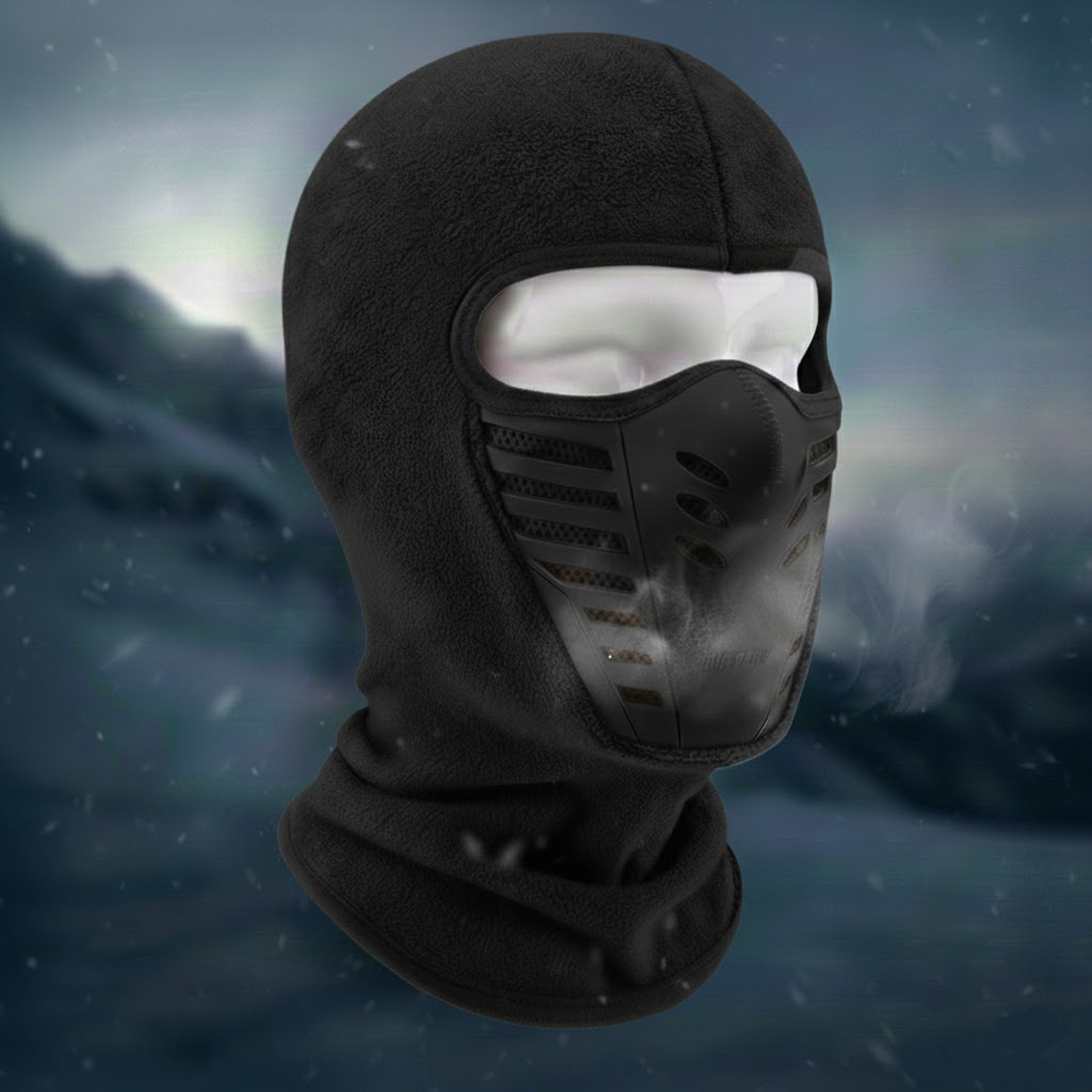 Full-Coverage Windproof Thermal Winter Face Mask for Outdoor Sports