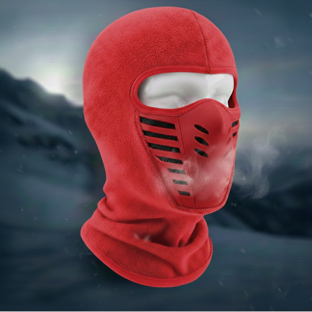 Full-Coverage Windproof Thermal Winter Face Mask for Outdoor Sports