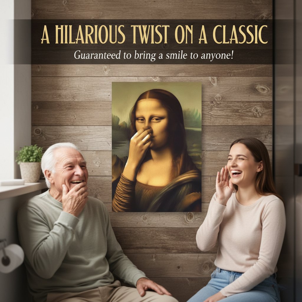 Funny Mona Lisa Wall Art