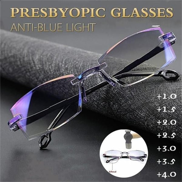 Glasses with Blue Light Filter and Multifocal Strength