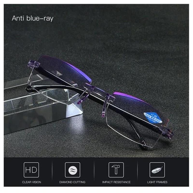 Glasses with Blue Light Filter and Multifocal Strength