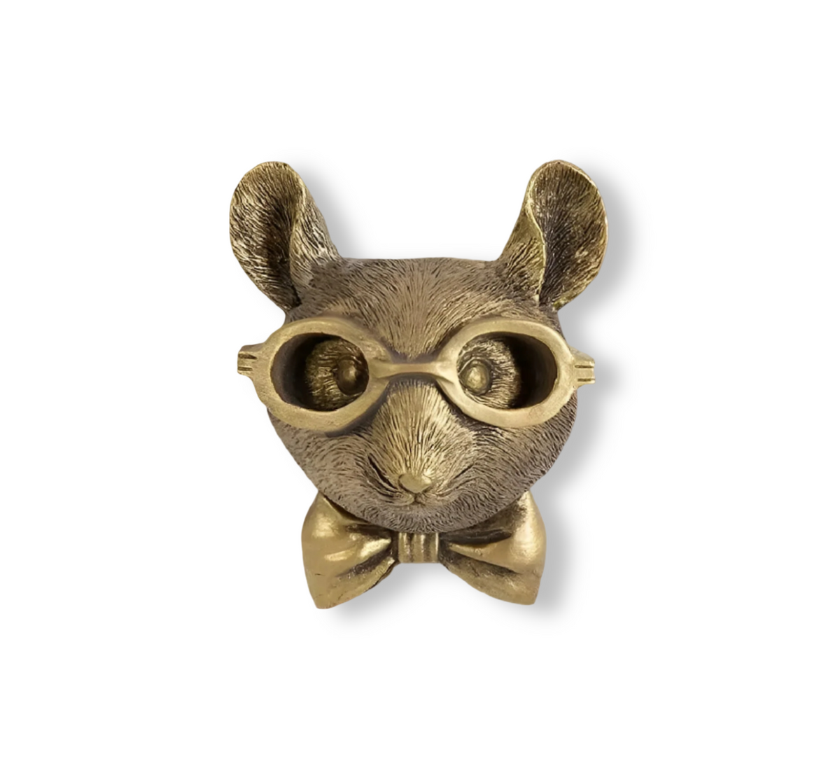 Gold Animal Head Resin Wall Hook for Keys and Coats