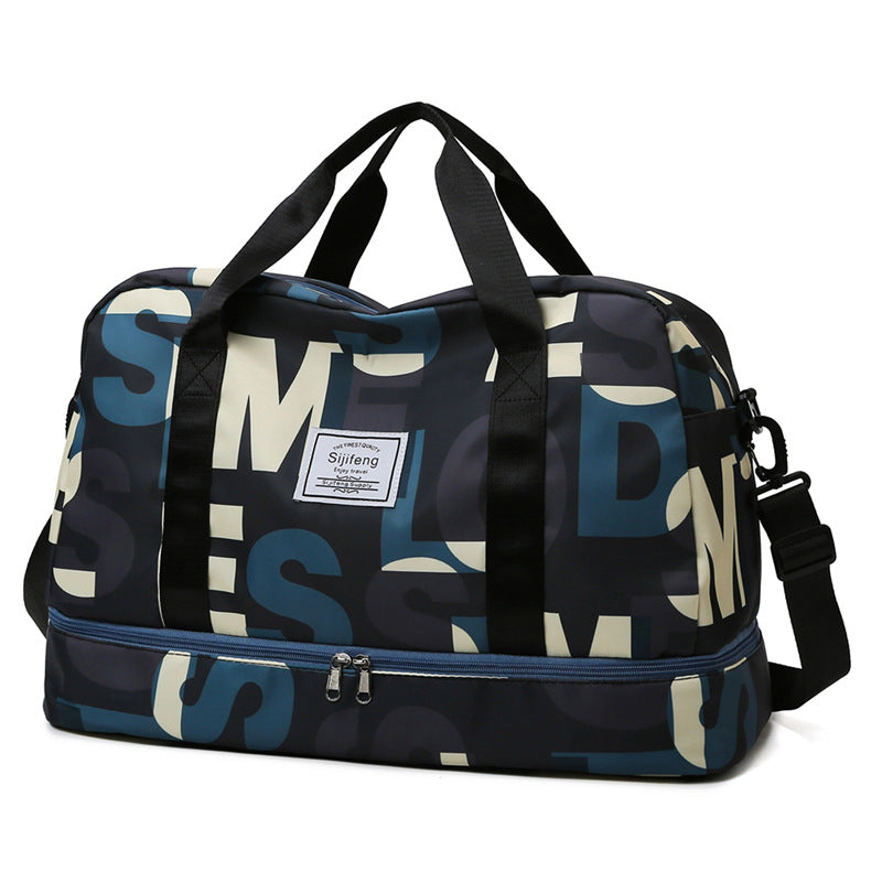 Graphic Print Travel Duffel Bag