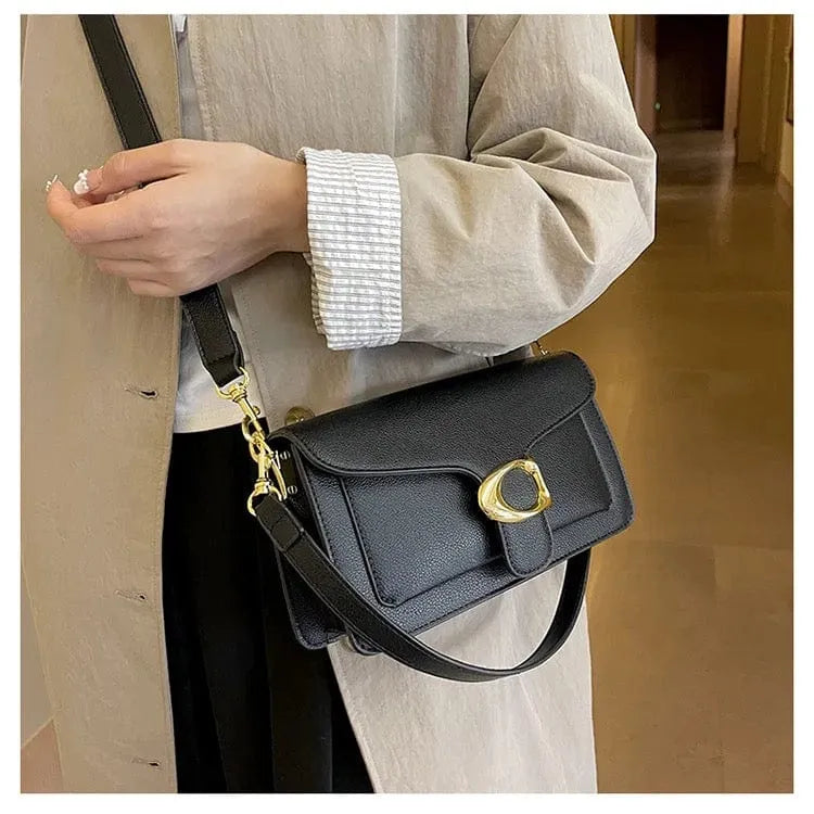 Handbag with Magnetic Closure and Spacious Interior