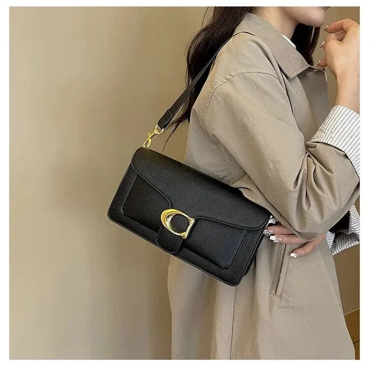 Handbag with Magnetic Closure and Spacious Interior