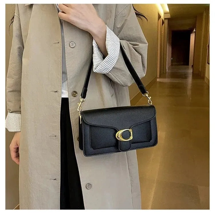 Handbag with Magnetic Closure and Spacious Interior
