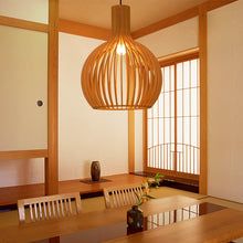Handcrafted Wooden Pendant Light