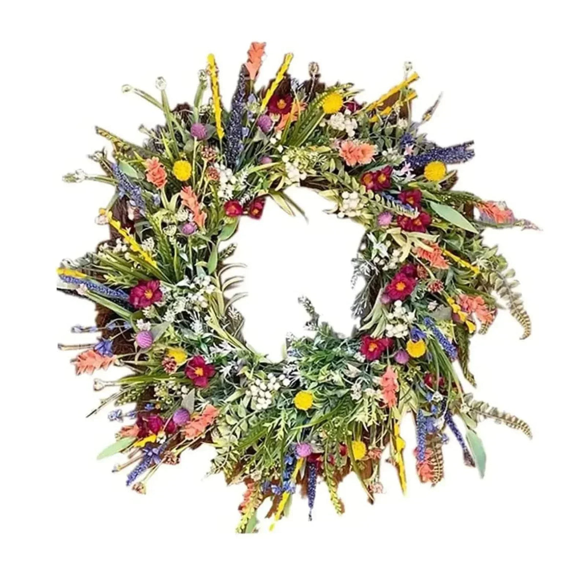Handmade Indoor and Outdoor Floral Door Wreath