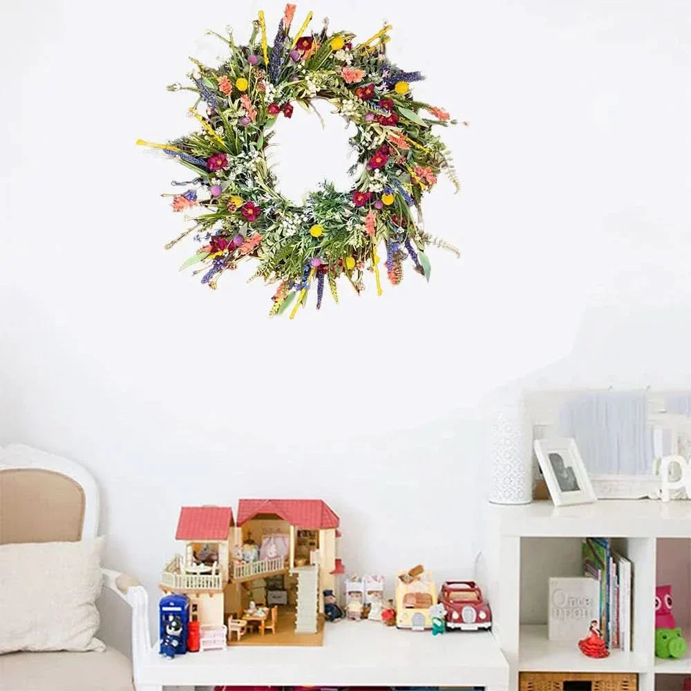 Handmade Indoor and Outdoor Floral Door Wreath