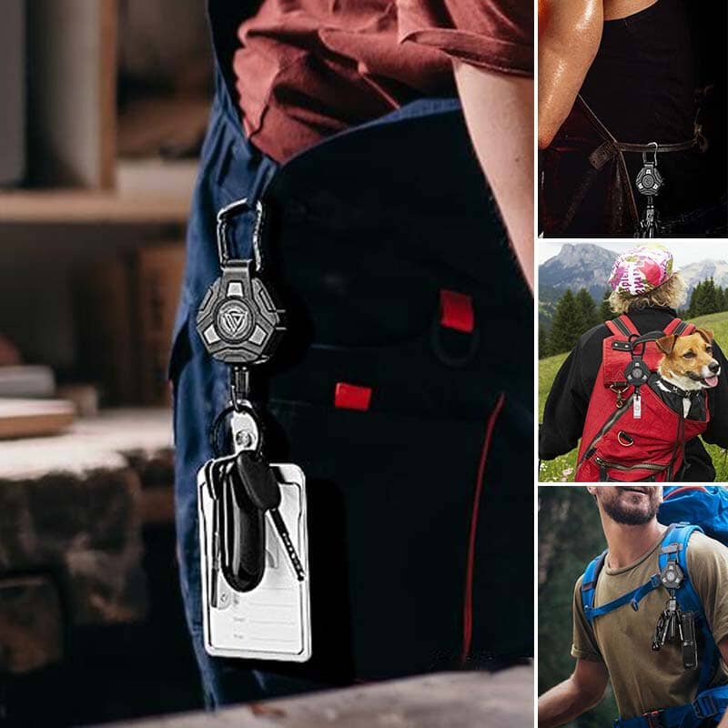 Heavy-Duty Retractable Keychain and Badge Reel