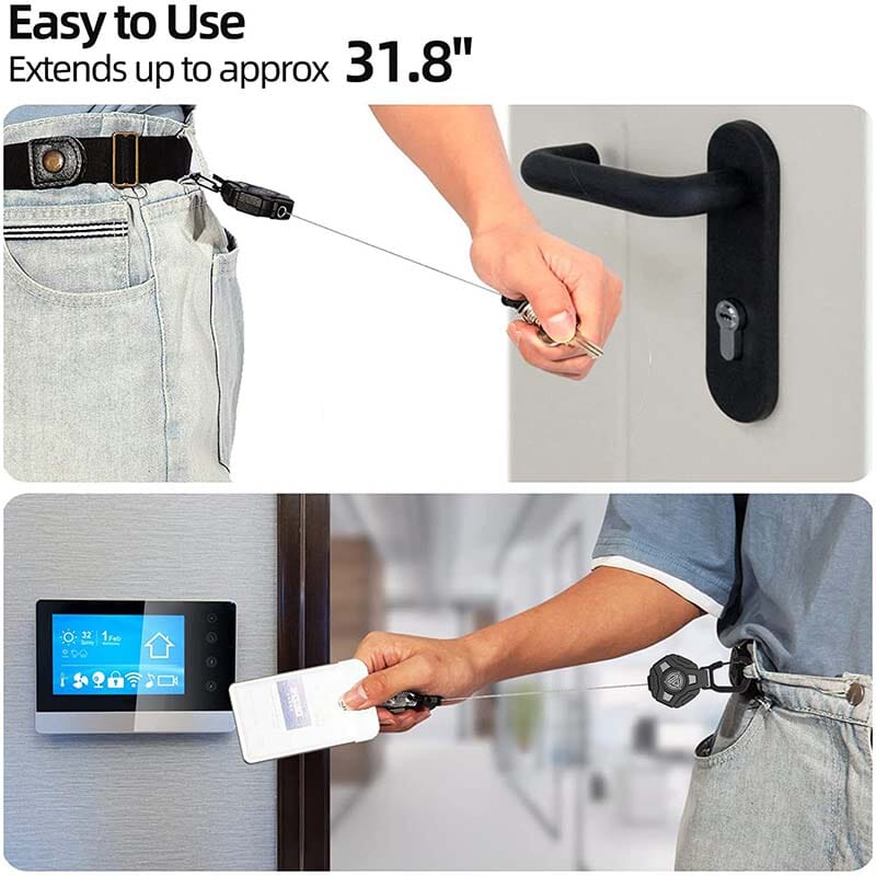 Heavy-Duty Retractable Keychain and Badge Reel