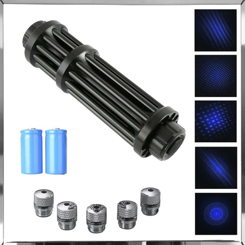 High-Performance Laser Flashlight with Powerful & Adjustable Beam