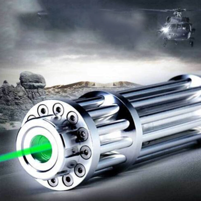 High-Performance Laser Flashlight with Powerful & Adjustable Beam