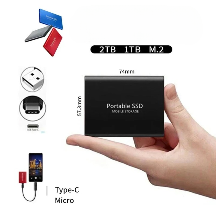 High-Speed External SSD Storage