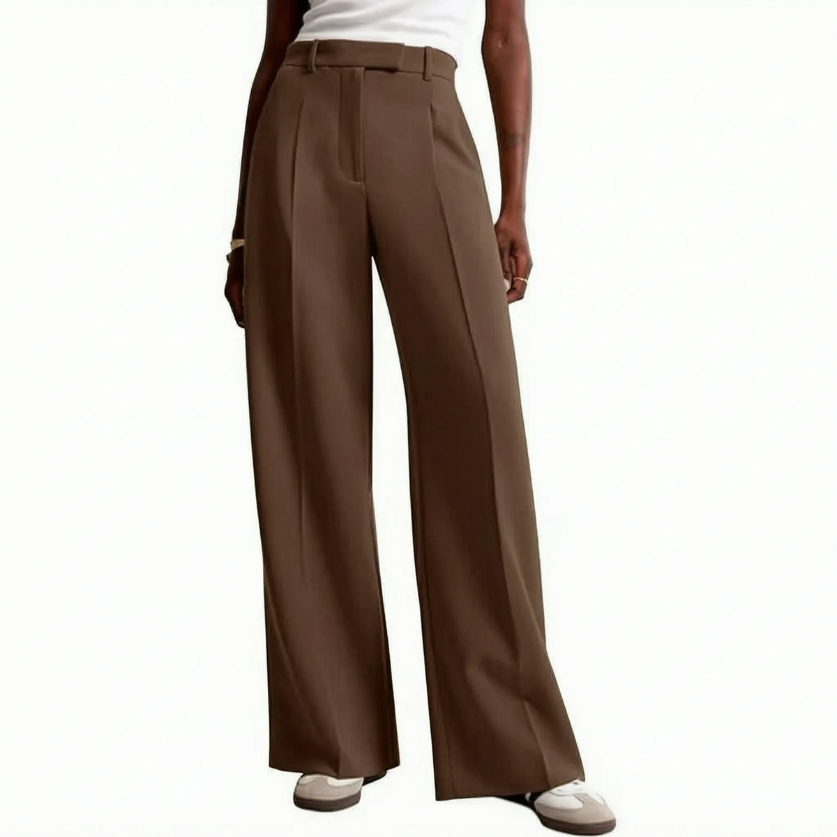 High-Waisted Wide-Leg Pants