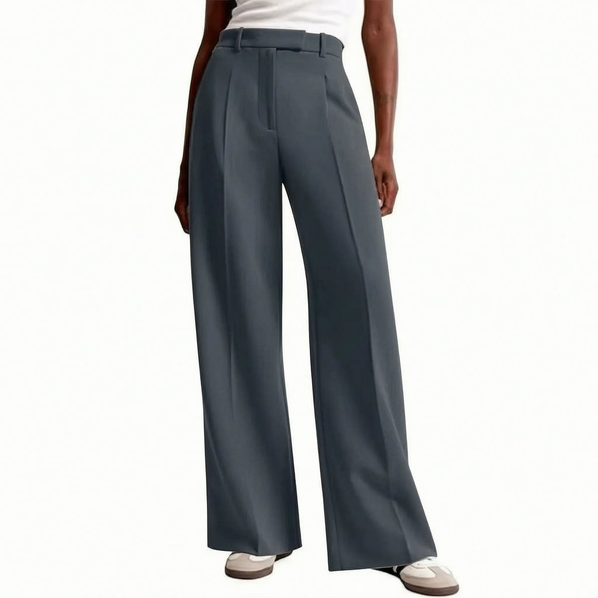 High-Waisted Wide-Leg Pants