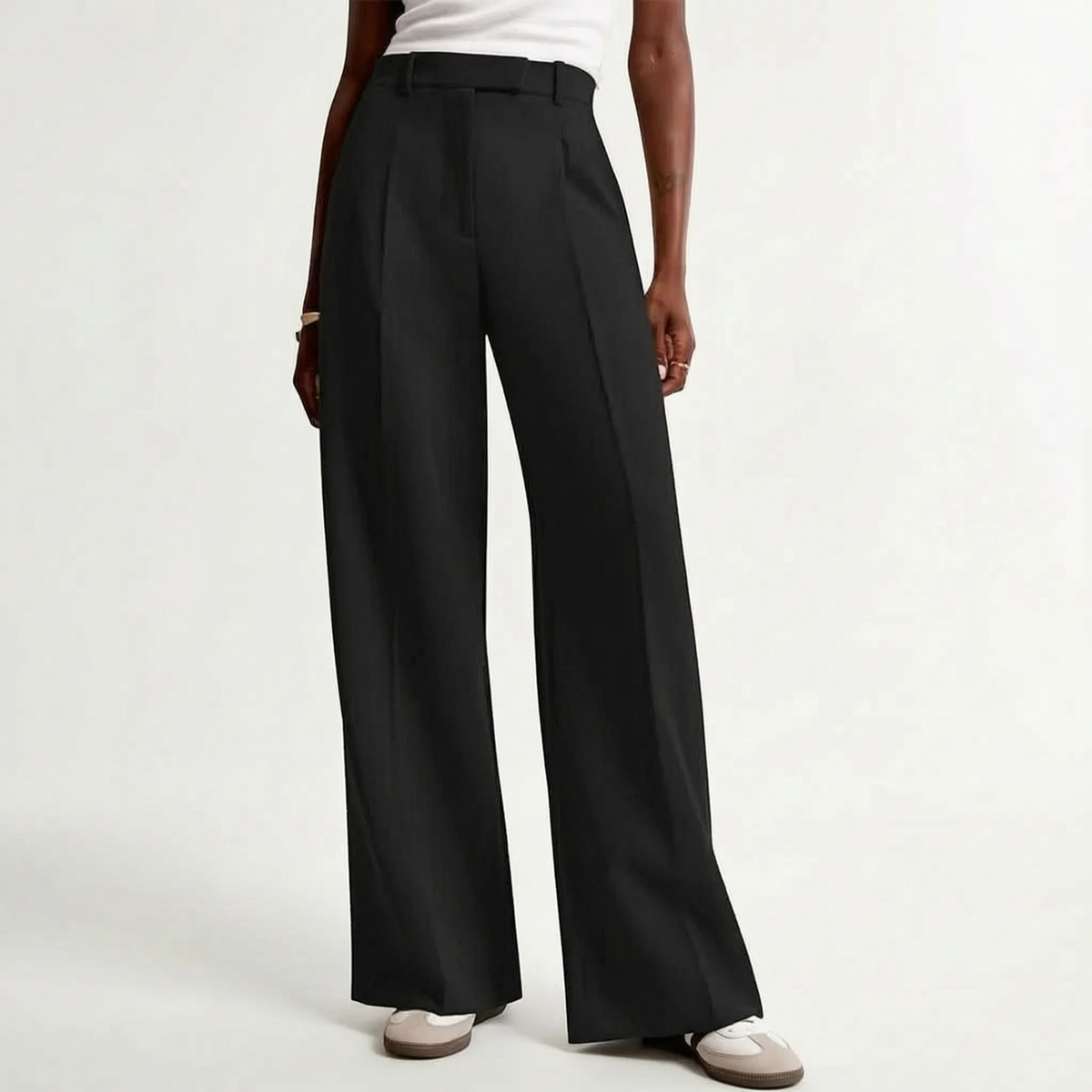 High-Waisted Wide-Leg Pants