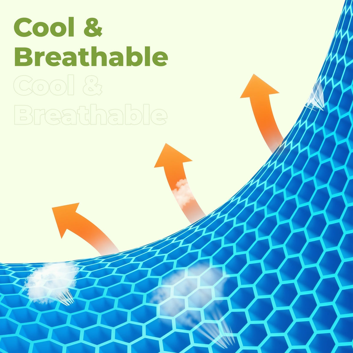 Honeycomb Gel Seat Cushion with Cover