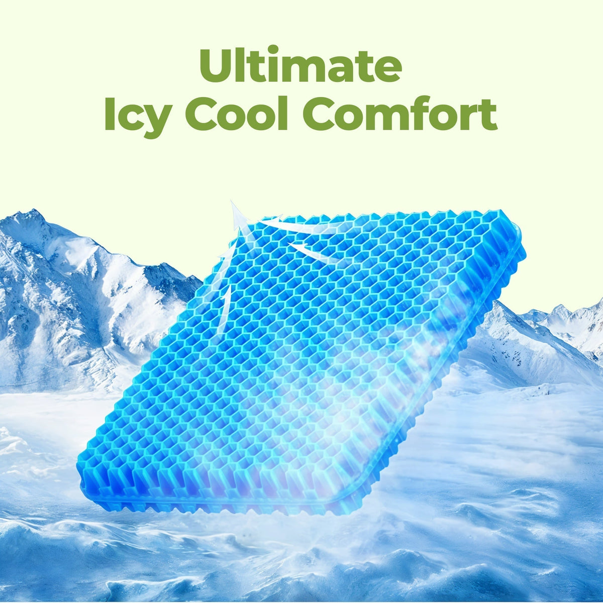 Honeycomb Gel Seat Cushion with Cover