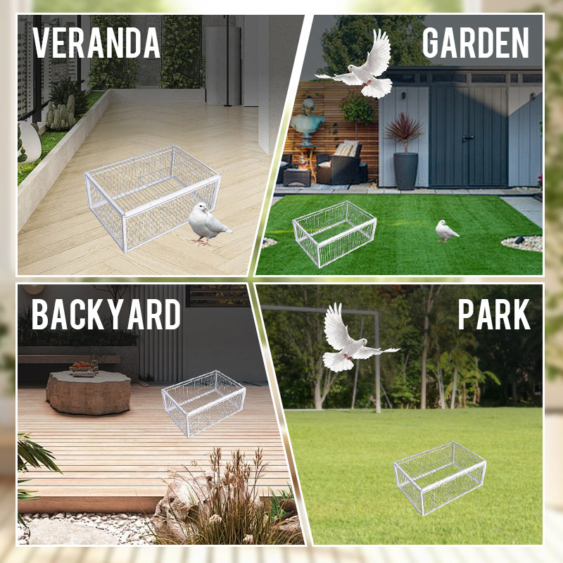 Humane Bird Trap with 2 or 4 Entrances