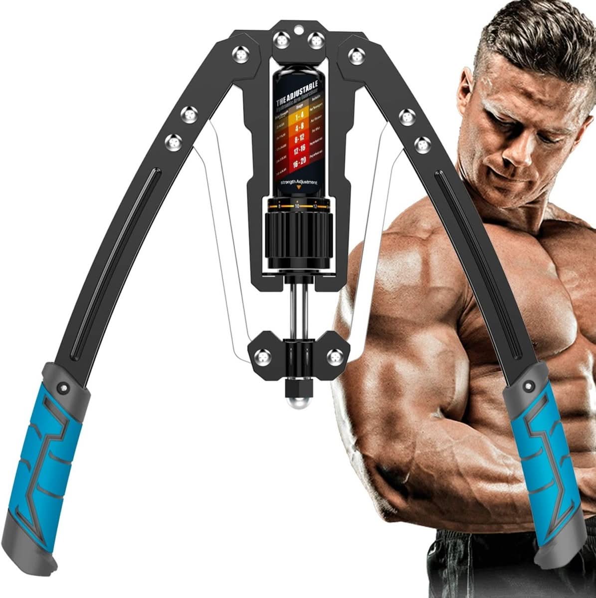 Hydraulic Arm Trainer with Adjustable 10–200 kg Resistance for Upper-Body Training