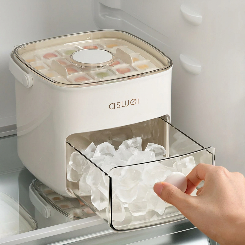 Ice Mold with Storage Container