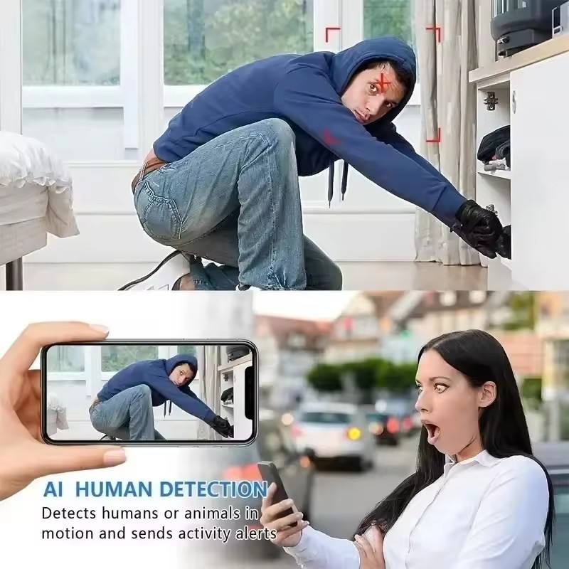 Indoor Wi-Fi Security Camera with Night Vision
