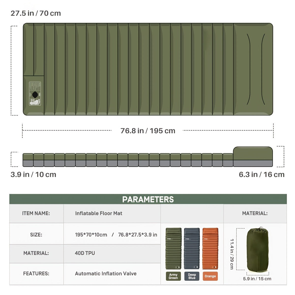 Inflatable Camping Mattress