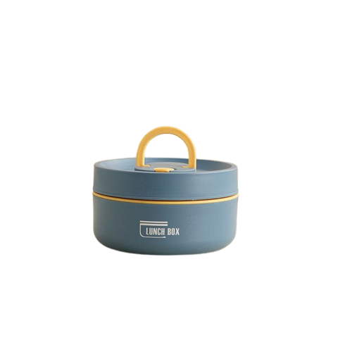 Insulated Stainless Steel Lunchbox with Carrying Bag and Thermal Interior – Multi-Compartment Leakproof Hot and Cold Food Container for Work and School