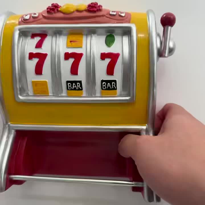 Jackpot Slot Machine Toilet Paper Holder – Wall-Mounted