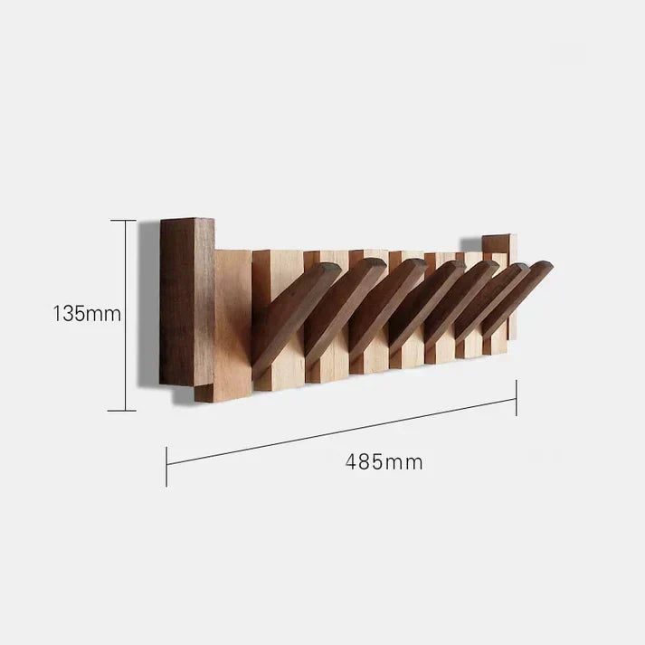 Japandi Wall-Mounted Coat Rack - Elegant Storage
