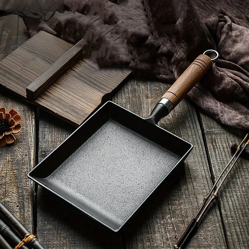 Japanese Cast Iron Tamagoyaki Egg Pan